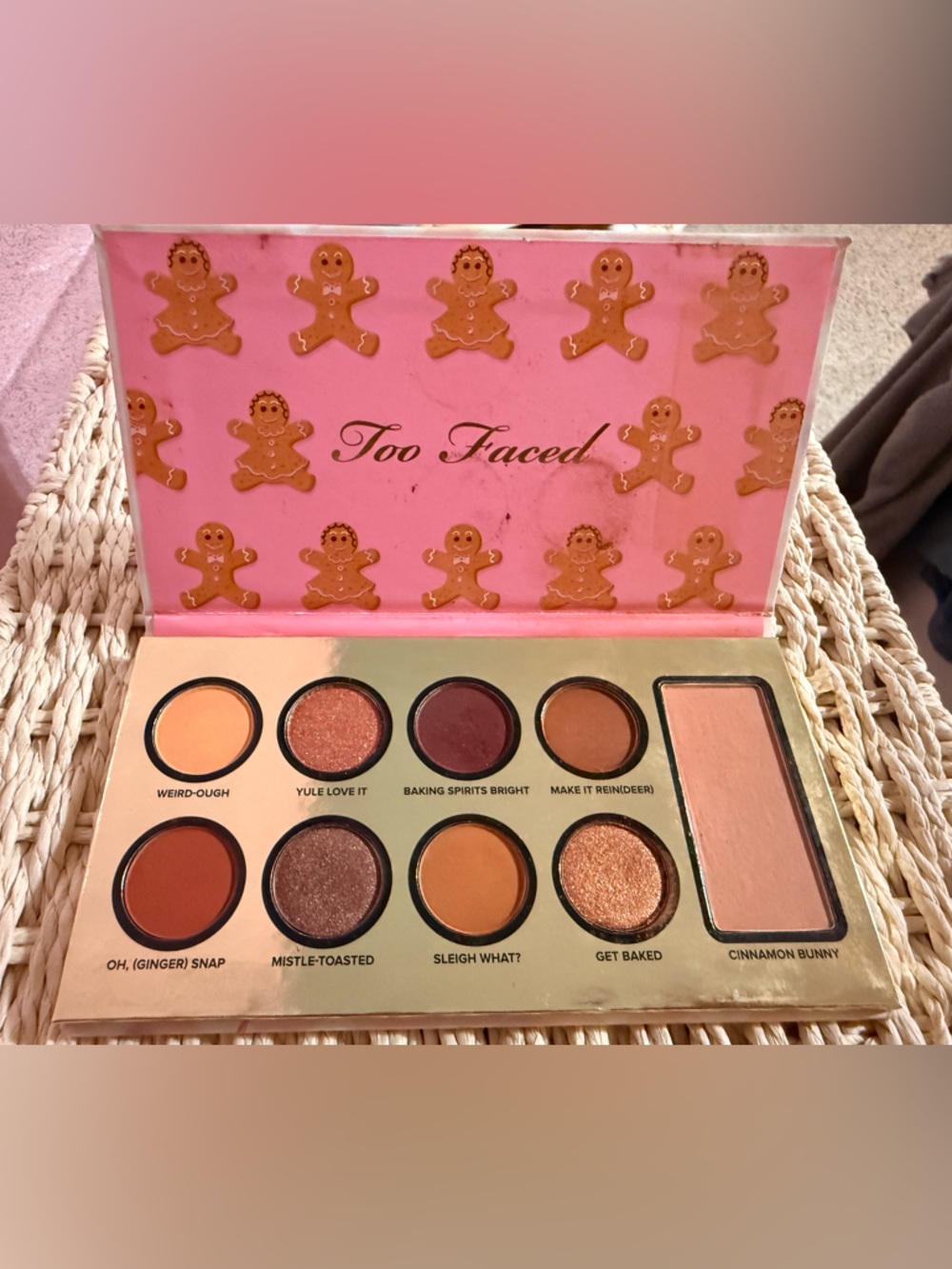 Too Faced Gingerbread-Inspired Eyeshadow Palette - Peach, Brown & Copper Tones